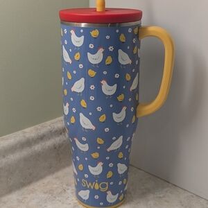 40 oz. MEGA MUG SWIG LIFE 🐓 FUNKY CHICKEN 🐓 Tumbler